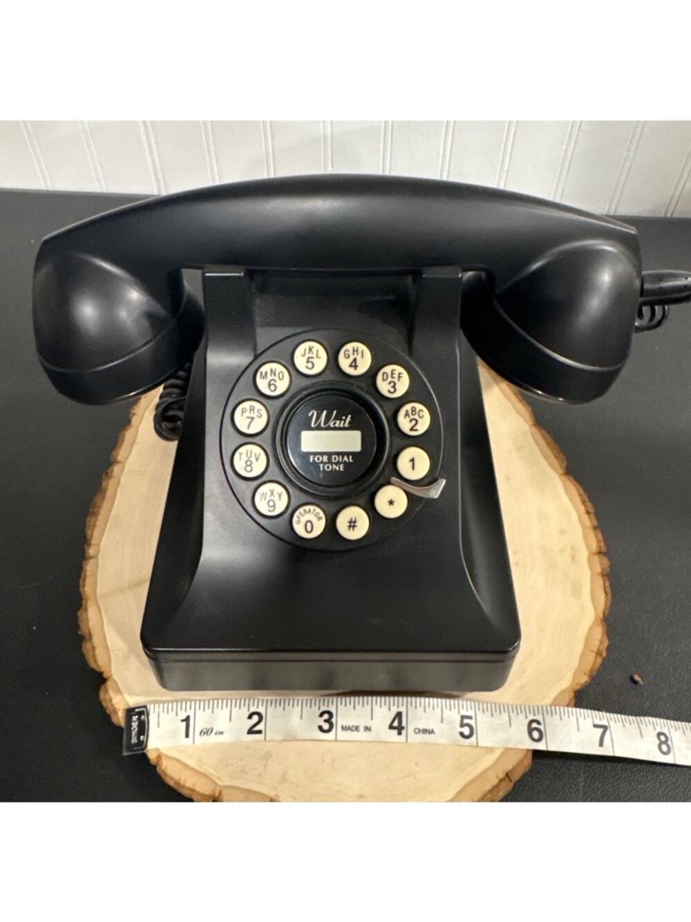 Crosley Retro Rotary Corded Telephone Black Vintage-Inspired Dial Design Functio - Picture 11 of 13